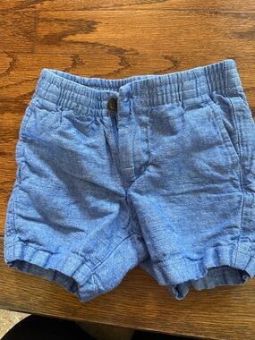 Toddler Blue Chambray Shorts - Janie & Jack